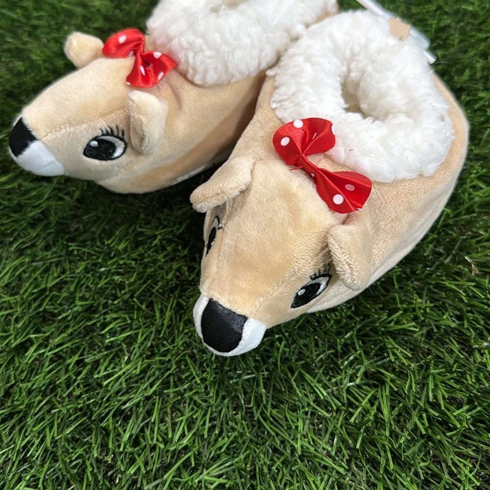 Infant Rudolph Slippers - Picture 2 of 5
